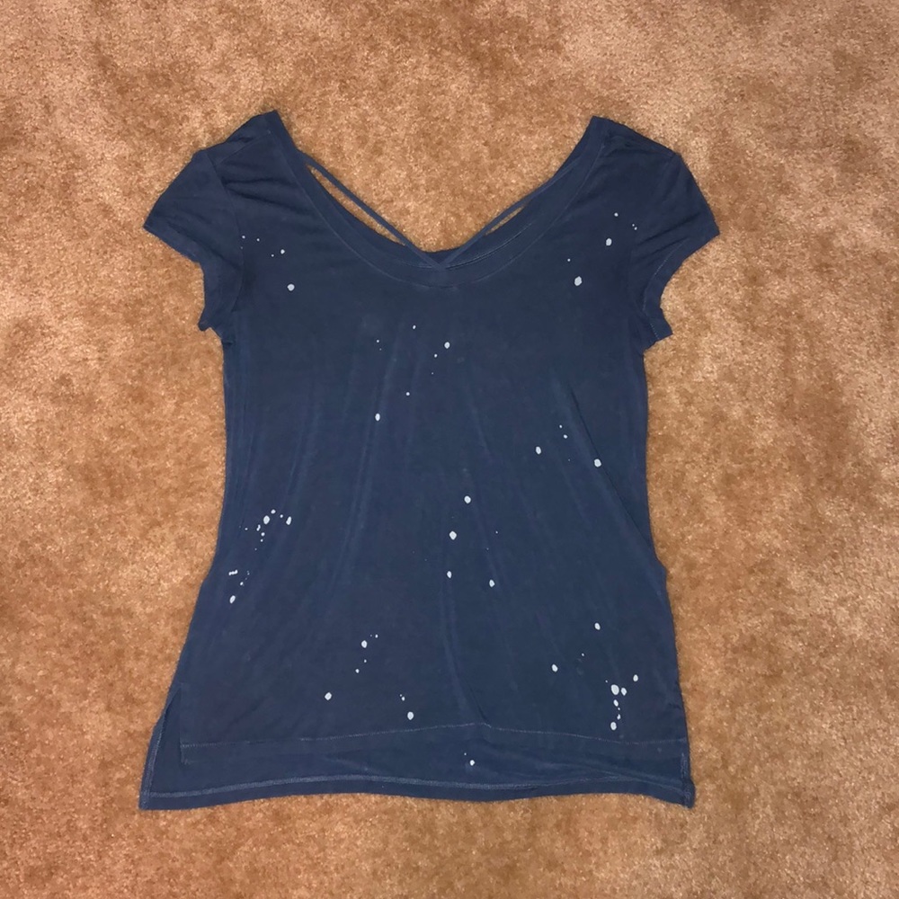 soft & sexy tshirt with string neckline